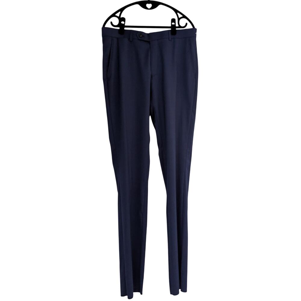 Tommy Hilfiger Lowen Navy Blue Slacks Dress Pants Mens Size 34 - Picture 5 of 11